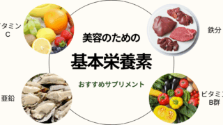 美容のための基本栄養素（おすすめサプリメント）