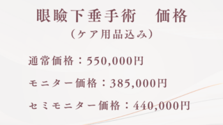 眼瞼下垂手術（価格・ケア）